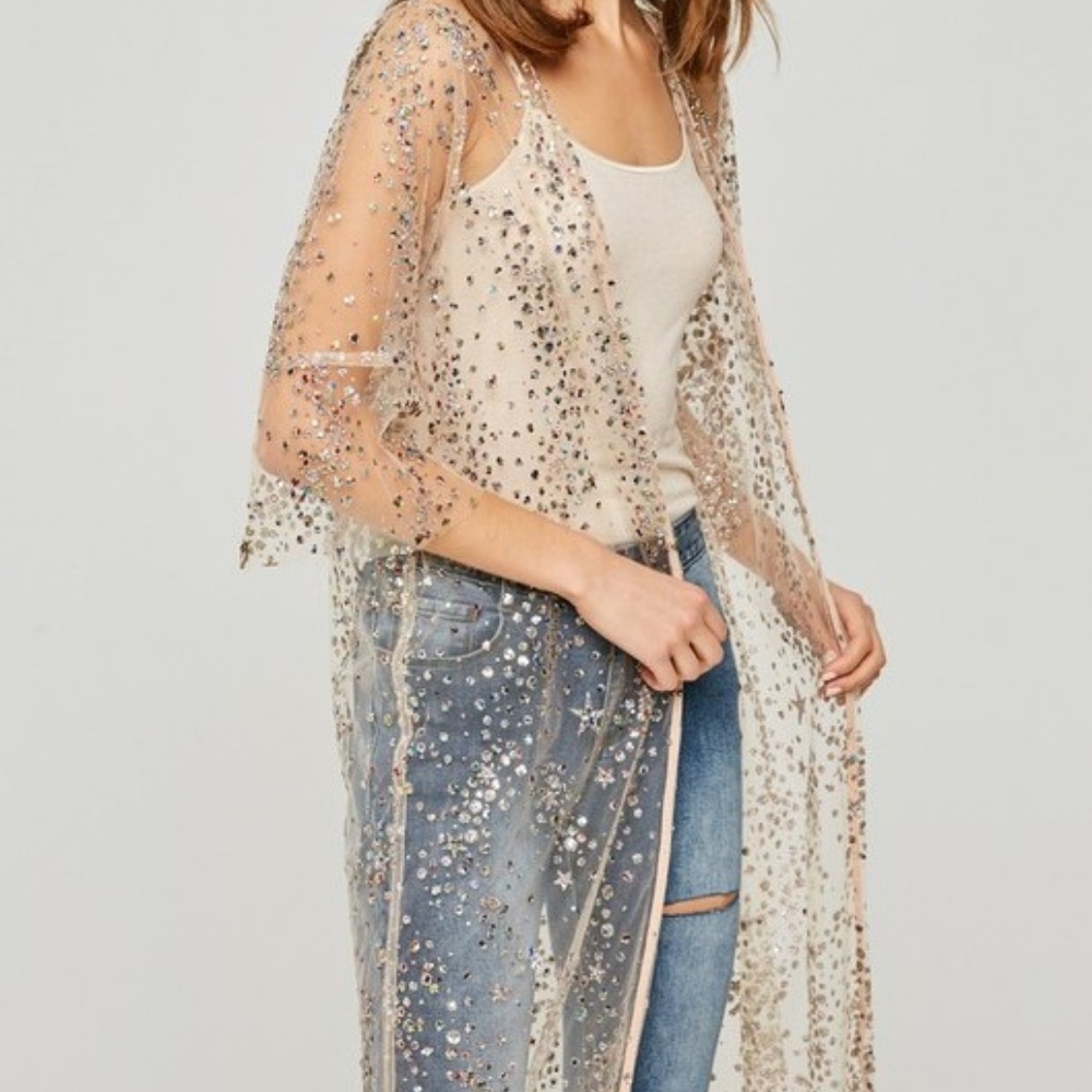 ⚡FLASH SALE⚡ONLY 1 LEFT! Hail Sparkle Cardigan - Picture 3 of 4